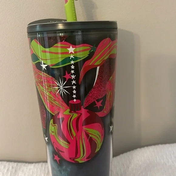 Starbucks NEW HOLIDAY 2023 Tumbler with Straw Topper NWT - Picture 6 of 9